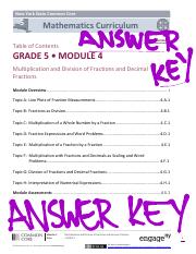grade 5 module 4 lesson 18 homework answer key