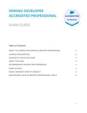 Heroku Developer Accredited Professional - Exam Guide.pdf