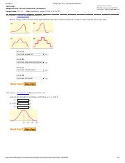Assignment Five - Normal Distributions