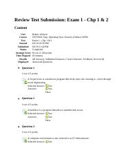 Review Test Submission Exam 1 - Chp 1 & 2.docx