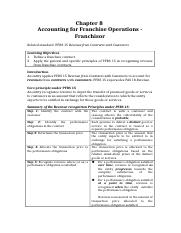Chapter 8 Accounting for Franchise Operations.docx