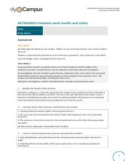 health and safety case study questions