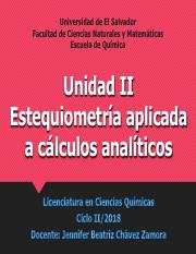 Clase Unidad II QAII 2018.pdf