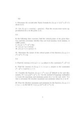 Homework 3 Questions