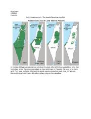 Unit 2, Assignment 4 - The Israeli-Palestinian Conflict