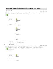 NUR 511 Review Test Submission- Units 1-2 Test  .docx