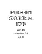 HEALTH CARE HUMAN RESOURCE PROFESSIONAL INTERVIEW.pdf