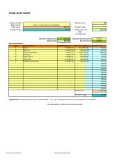 Standard Food costing sheet (basic roast beef and vegetables).xlsx