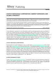 Costco Wholesale Market Expansion.PDF