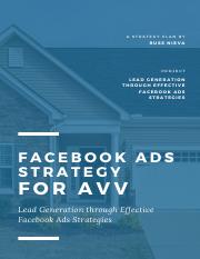 FB Ads Strategy Plan for AVV - Lead Generation.pdf