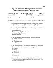 Ling111 Midterm 2 Sample Answer Key SFU Summer 2018.doc