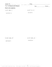 Kami Export - Kayla Fritz - Algebra 1B 7.6-7.8 Homework Packet.pdf