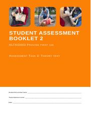 HLTAID003 Student Assessment Booklet 2 (ID 69440).docx