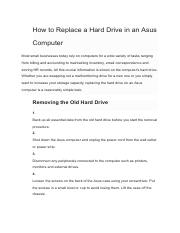 How to Replace a Hard Drive in an Asus Computer.pdf