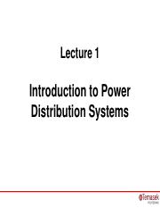 ELSYS Lecture 1 - Introduction to Power Distribution System.pdf