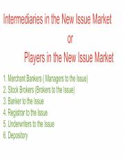 Intermediaries in the new issue market.pdf