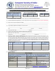 FORM I - Application for Institutional Acad and Non Acad Membership Version 2.4 w.e.f. 01.07.2017.pd
