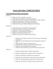 Test1 & answers - Cybersecurity.docx