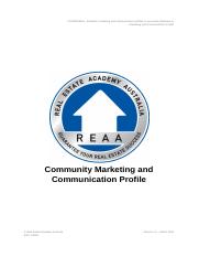 REAA - CPPREP4004 - Community Marketing and Communication Profile v1.5.doc