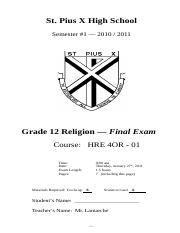 HRE 4OR Final Exam January 2010.doc