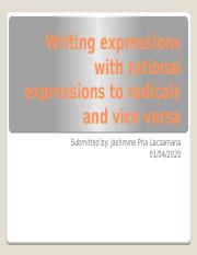 Writing-expressions-with-rational-expressions-to-radicals-and-vice-versa.pptx