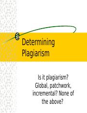 Determining_Plagiarism.ppt