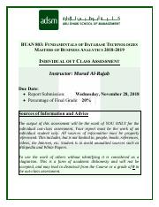 BUAN 803 - Individual Outclass  Assesment 2018.pdf