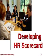 HR Scorecard