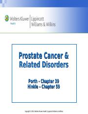 Prostate Cancer powerPoint Hinkle,student PPT  fall 2017