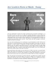 Are Leaders Born or Made.docx