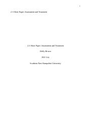 PSY 314 2-3 Short Paper.docx