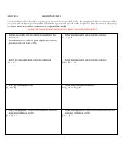 Alg. 1 Unit 4  10 question worksheet for sample work.pdf