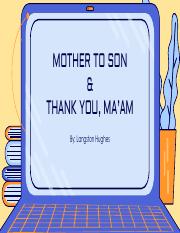 MOTHER TO SON & THANK YOU MA'AM.pdf