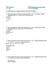 2.02Linear Equations from Points.docx