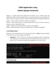 CRUD Application using Python Django Framework.pdf