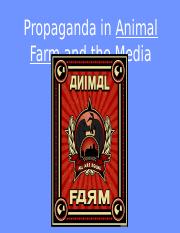 Animal Farm Propaganda Power Point 2015