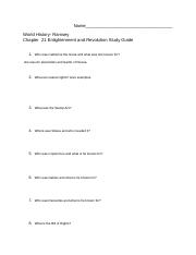 Copy of Chapter 21 Study Guide