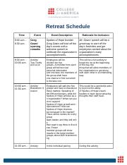 Retreat Schedule.docx