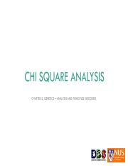 Tutorial - Chi Square Analysis