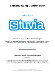 Stuvia-211738-samenvatting-controleleer (1) hjk.docx