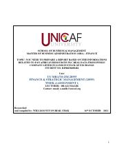 UU-MBA710  -FINANCE & STRATEGIC MANAGEMENT  Pan Africa-Assignment 1.pdf