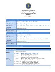 NU210 Fall 2023 Syllabus (Fundamentals & Skills) 8.9.23.pdf