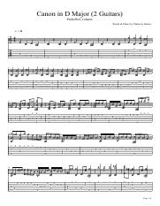 Pachelbel, Johann - Canon in D Major guitarra 2.pdf