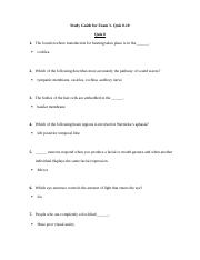 Study Guide for Exam 3- Quiz 8-10.docx