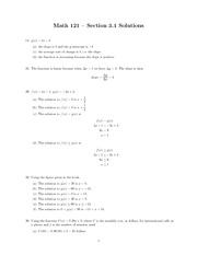 Precalc Homework Linear Functions and Their Properties 3.1