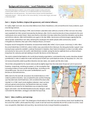 2020 Israeli Palestinian Conflict - Background.docx