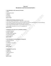 Class test (Biostatistics-2 and Environmental-1).pdf