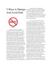 5 Ways to Manage And Avoid Debt (1).pdf