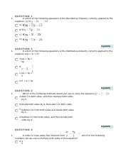 Week 1 quiz 2 introduction algebra