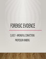 Lecture 8 - Forensic evidence.pptx